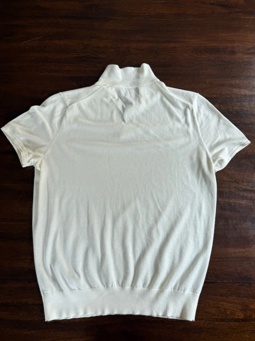 Vineyard Vines Men’s Cream Ivory Knit Sweater Polo Short Sleeve